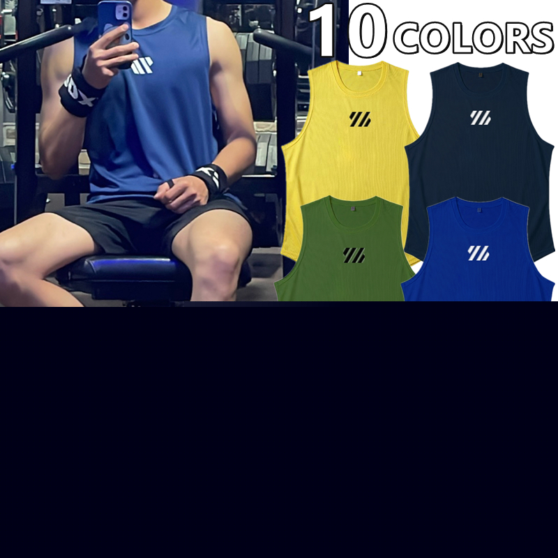 Summer fitness clothing blank sleeveless t shirt mens gym stringer tank top bodybuilding tanktop men sportswear undershirt fashion vest