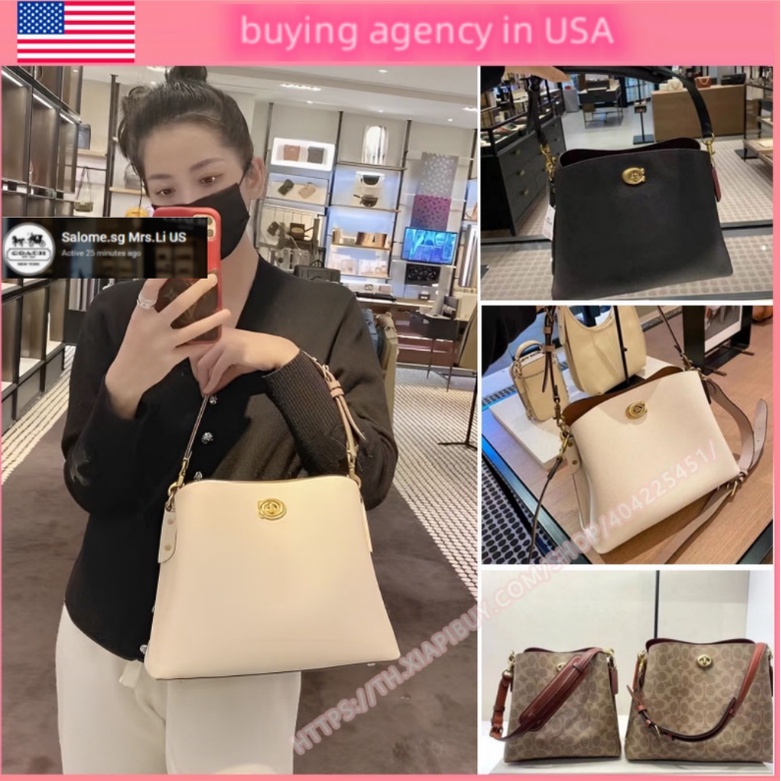⭐Mrs.Li-purchasing-the-United-States-️-100%-genuine-Coâćh-fashion-women's-shoulder-bag----large-bucket-bag