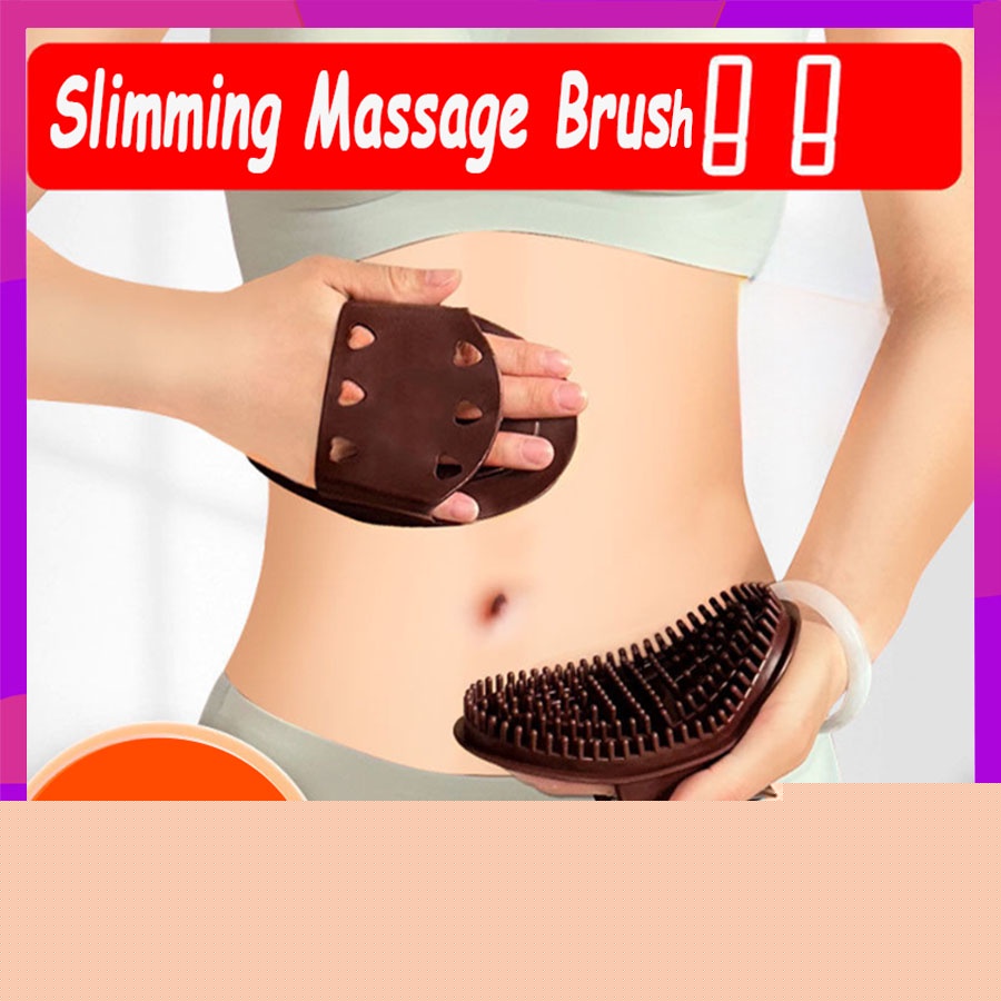 2pcs/set Handheld Full Body Massage Brush Slimming Beauty Brush Body Relax SPA Massage Meridian Brush Beauty Care Lines